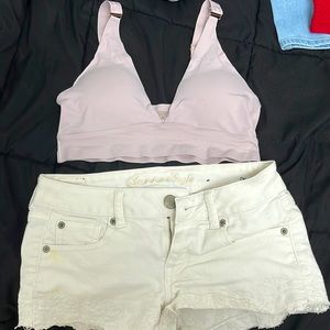 SET Bra + Shorts Danskin Bra & American Eagle Shorts